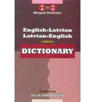 English-Latvian Latvian-English Dictionary