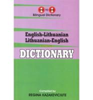 English-Lithuanian Lithuanian-English Dictionary