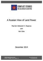 A Russian View of Land Power