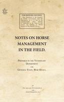 Notes on Horse Management in the Field
