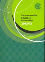 Commonwealth Education Partnerships 2012/13