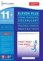 11+ Essentials Verbal Reasoning, Vocabulary for Cem Multiple Choice Book 1