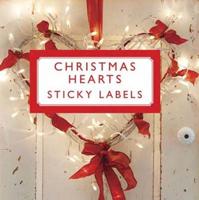 Christmas Hearts Sticky Labels