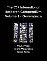 The CSR International Research Compendium: Volume 1 - Governance