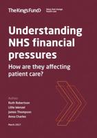 Understanding NHS Financial Pressures