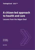 A Citizen-Led Approach to Health and Care