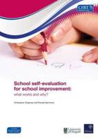School Self-Evaluation for School Improvement