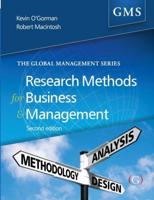 Research Methods for Business & Management
