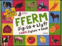 Fferm - Jig-So a Llyfr/Farm - Jigsaw and Book