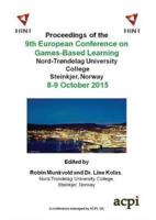 ECGBL-The 9th European Conference on Games Based Learning