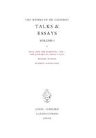 Sri Chinmoy: Talks & Essays I