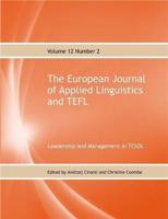 The European Journal of Applied Linguistics and TEFL Volume 12 Number 2