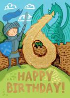Knights (Age 6) - Happy Birthday Card-Book