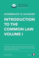 Introduction to the Common Law, Vol 1