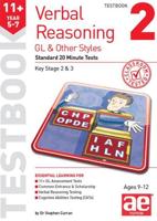 11+ Verbal Reasoning Year 57 GL & Other Styles Testbook 2