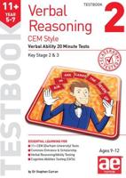 11+ Verbal Reasoning Year 57 CEM Style Testbook 2
