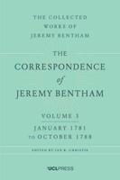 The Correspondence of Jeremy Bentham. Vol. 3 January 1781 to October 1788