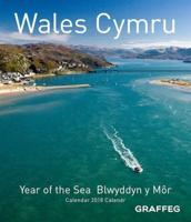 Wales - Year of the Sea 2018 Desk Calendar / Cymru - Blwyddyn Y Mor Calendr Desg 2018