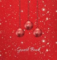 Christmas Party Guest Book (HARDCOVER), Party Guest Book, Birthday Guest Comments Book, House Guest Book, Seasonal Party Guest Book, Special Events & Functions: For parties, Christmas events, birthdays, anniversaries, retirement parties, gatherings, funct