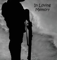 Soldier at War, Fighting, Hero, In Loving Memory Funeral Guest Book, Wake, Loss, Memorial Service, Love, Condolence Book, Funeral Home, Combat, Church, Thoughts, Battle and In Memory Guest Book (Hardback)