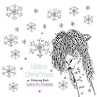 Llama Christmas Colouring Book: Mindfulness Llama Colouring Book