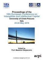 ECIIC 2019 - Proceedings of the 10th European Conference on Intangibles and Intellectual Capital