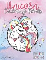 Unicorn Coloring Book for Kids Ages 4-8