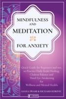 Mindfulness and Meditation for Anxiety