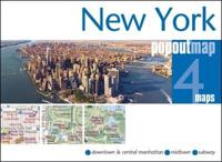 New York PopOut Map - Pocket Size, Pop Up Map of New York City