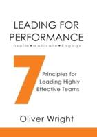 Leading for Performance