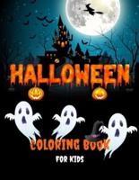 Halloween Coloring Book For Kids: Fun Collection Of Halloween Coloring Pages For Boys and Girls   Cute, Scary And Spooky Witches, Vampires, Ghosts, Monsters, Pumpkins, Skeletons, Haunted Houses, Jack-o-Lanterns And Much More   Perfect Coloring Book Gift F