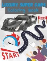 Luxury Super Cars Coloring Book