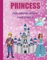 PRINCESS COLORING BOOK: FOR GIRLS