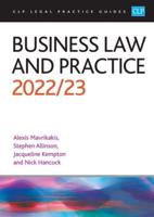 Business Law and Practice 2022/2023