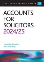 Accounts for Solicitors 2024/2025