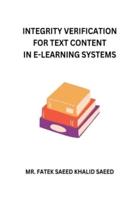 Integrity Verification for Text Content in E-Learning Systems