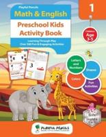 Playful Pencils Math & English Preschool Kids Activity Book