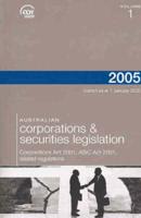 Australian Corporations and Securities Legislation