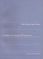 Not Finding Wittgenstein: Peter Henry Lepus Poems