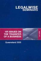 HR Issues on the Transfer of a Business Queensland