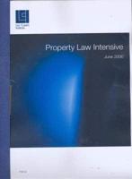 Property Law Intensive
