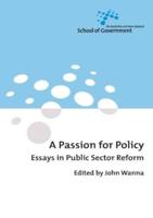 A Passion for Policy