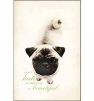 Beautiful Pug Large Notebook With Elastic