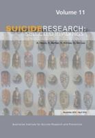 SUICIDE RESEARCH: SELECTED READINGS Volume 11
