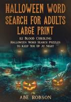Halloween Word Search for Adults Large Print