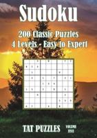 Sudoku: 200 Classic Puzzles - 4 Levels - Easy to Expert
