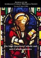 Journal of the Australian Catholic Historical Society