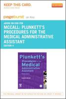 Plunkett's Procedures for the Medical Administrative Assistant - Pageburst E-book on Kno Retail Access Card