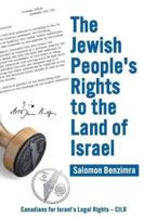 The Jewish People's Rights To The Land Of Israel