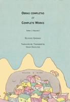 Obras Completas / Complete Works. Volume 1